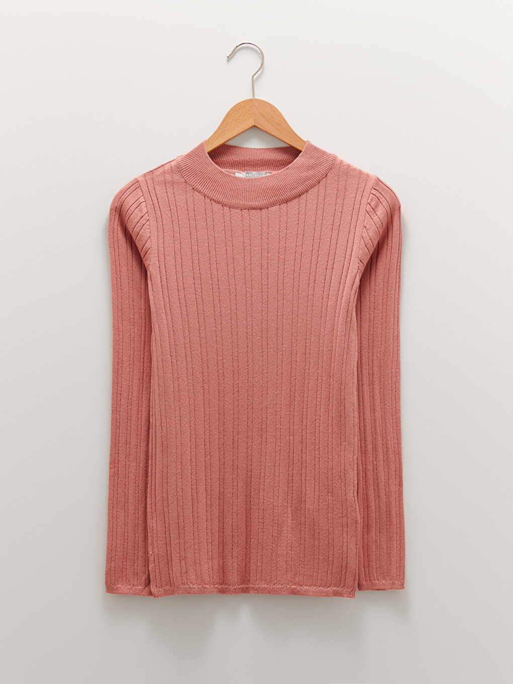 Half Turtleneck Striped Long Sleeve Women's Knitwear Sweater-5