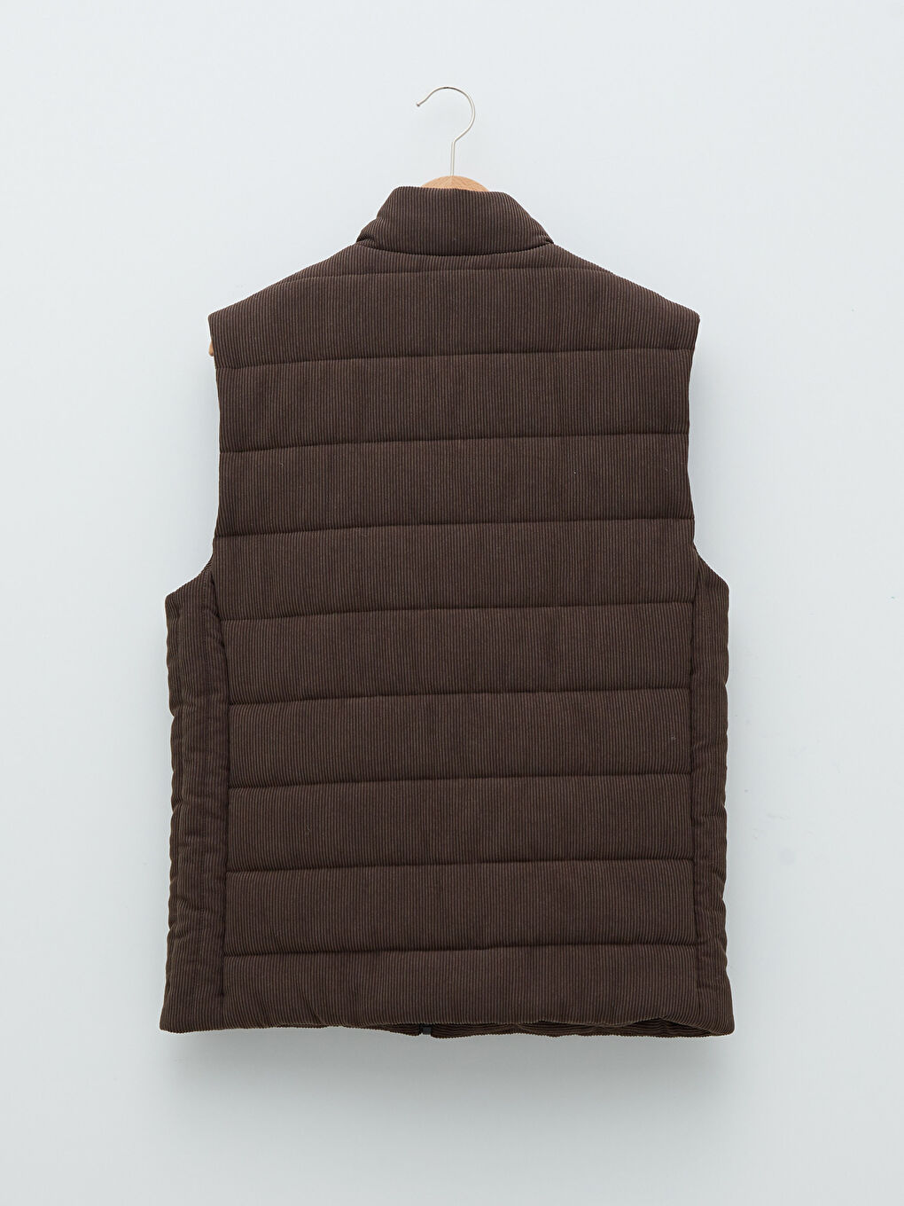 Standard Pattern Vertical Collar Velvet Men's Vest-6
