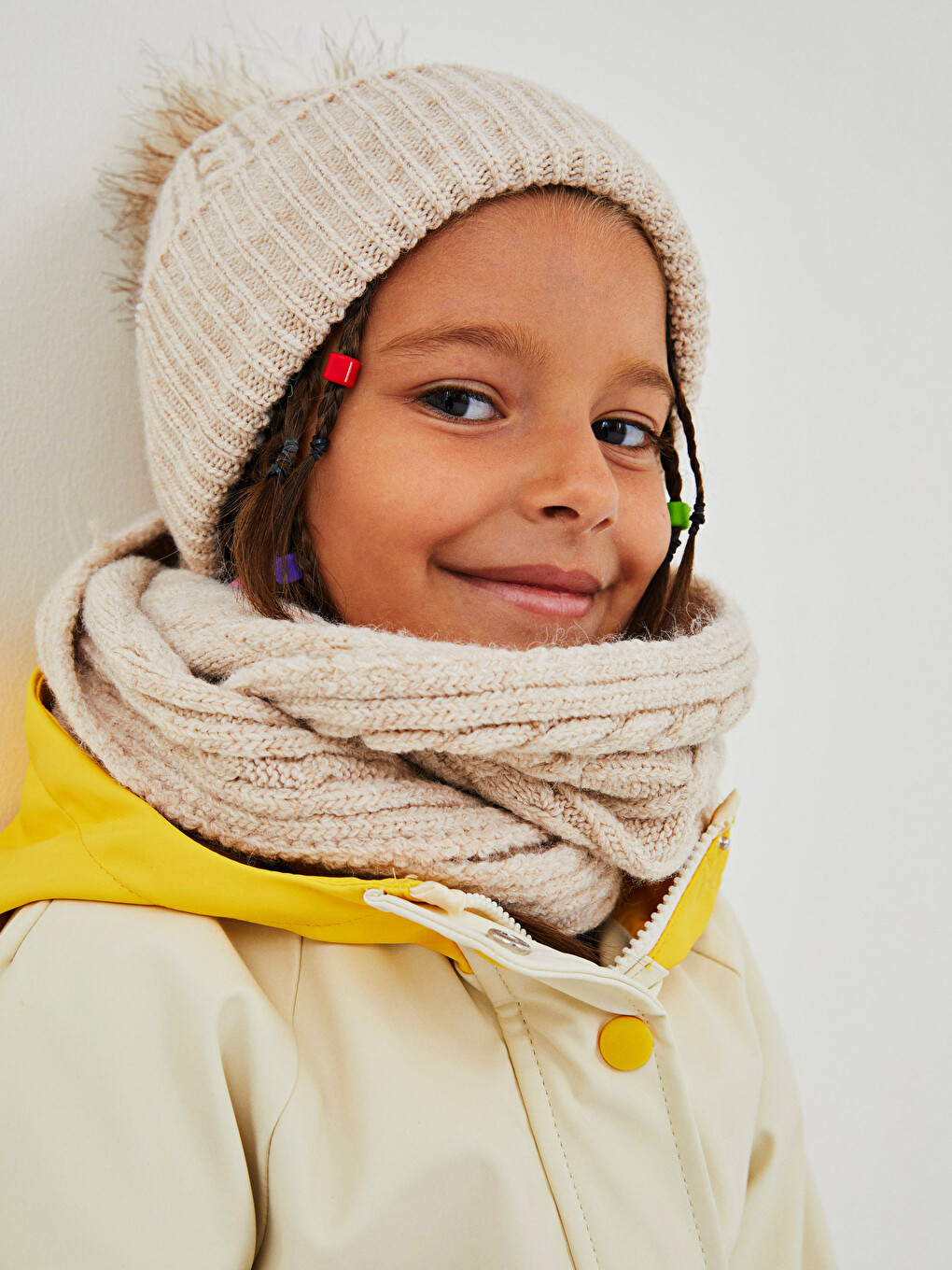 Girl's Tricot Snood and Beret