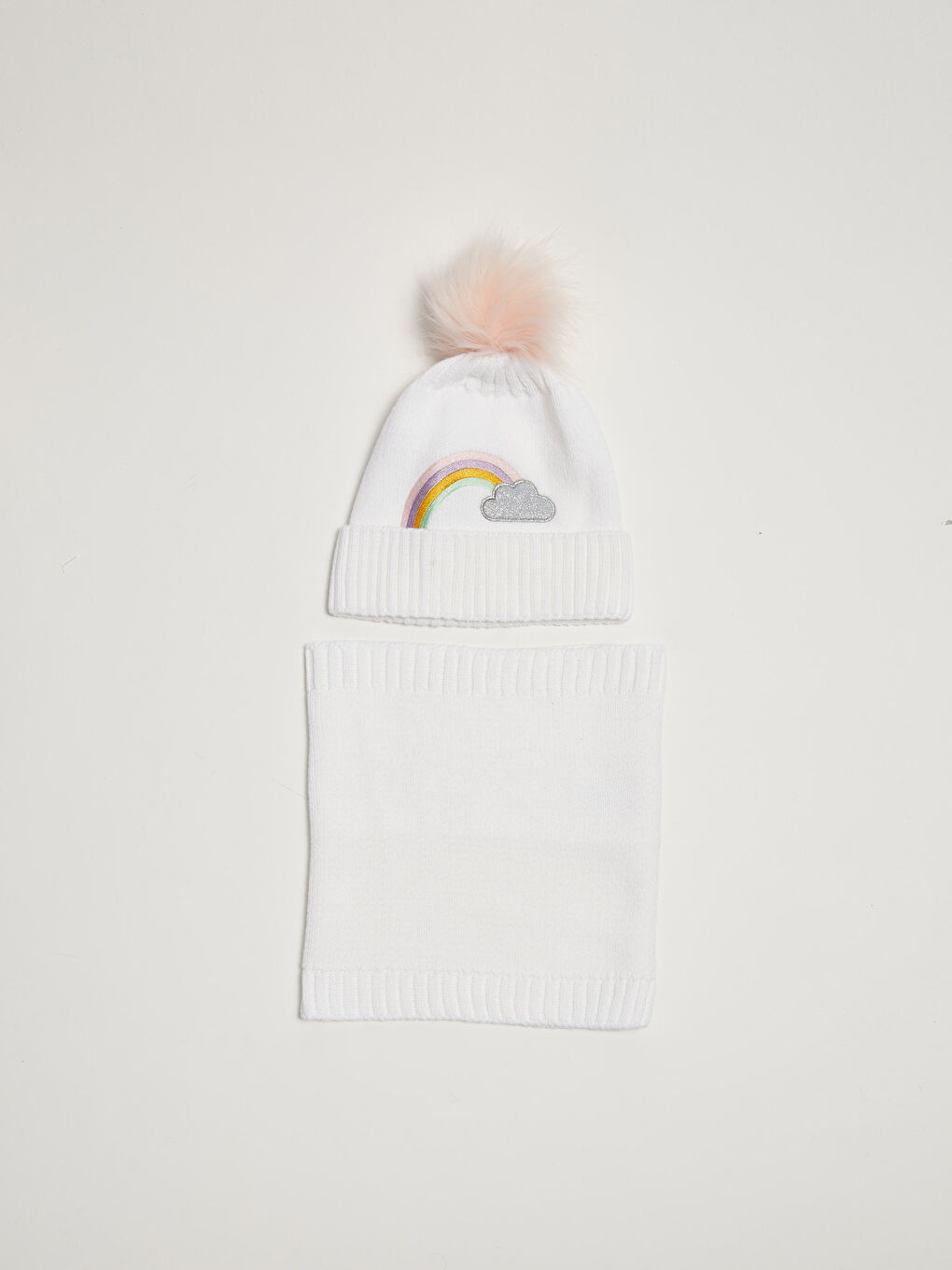 Girl's Tricot Beret and Snood