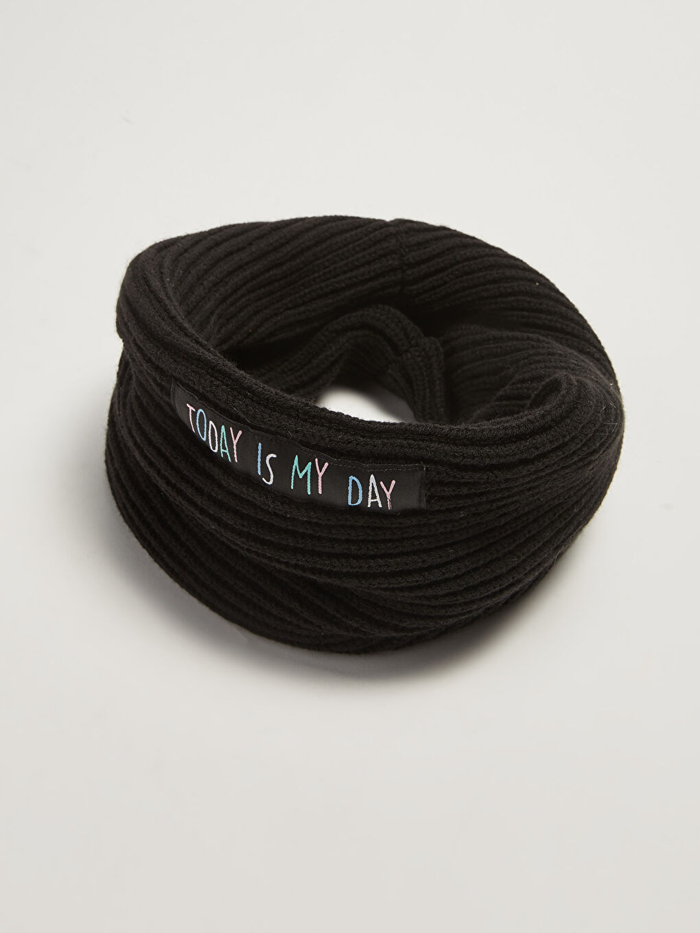 وشاح أنبوبي تريكو للبنات-3