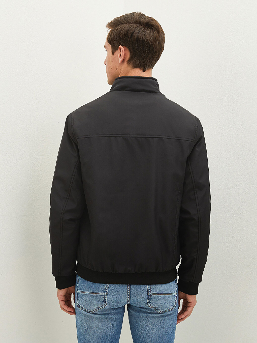 LC Waikiki Comfortable Fit Stand-Up Collar Men's Bomber Jacket -W14474Z8-CVL