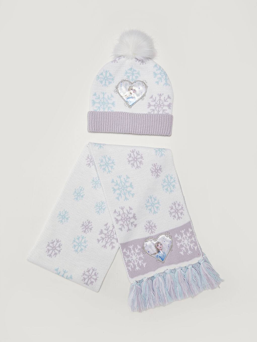 وشاح وقبعة بناتي مرخصة فروزن