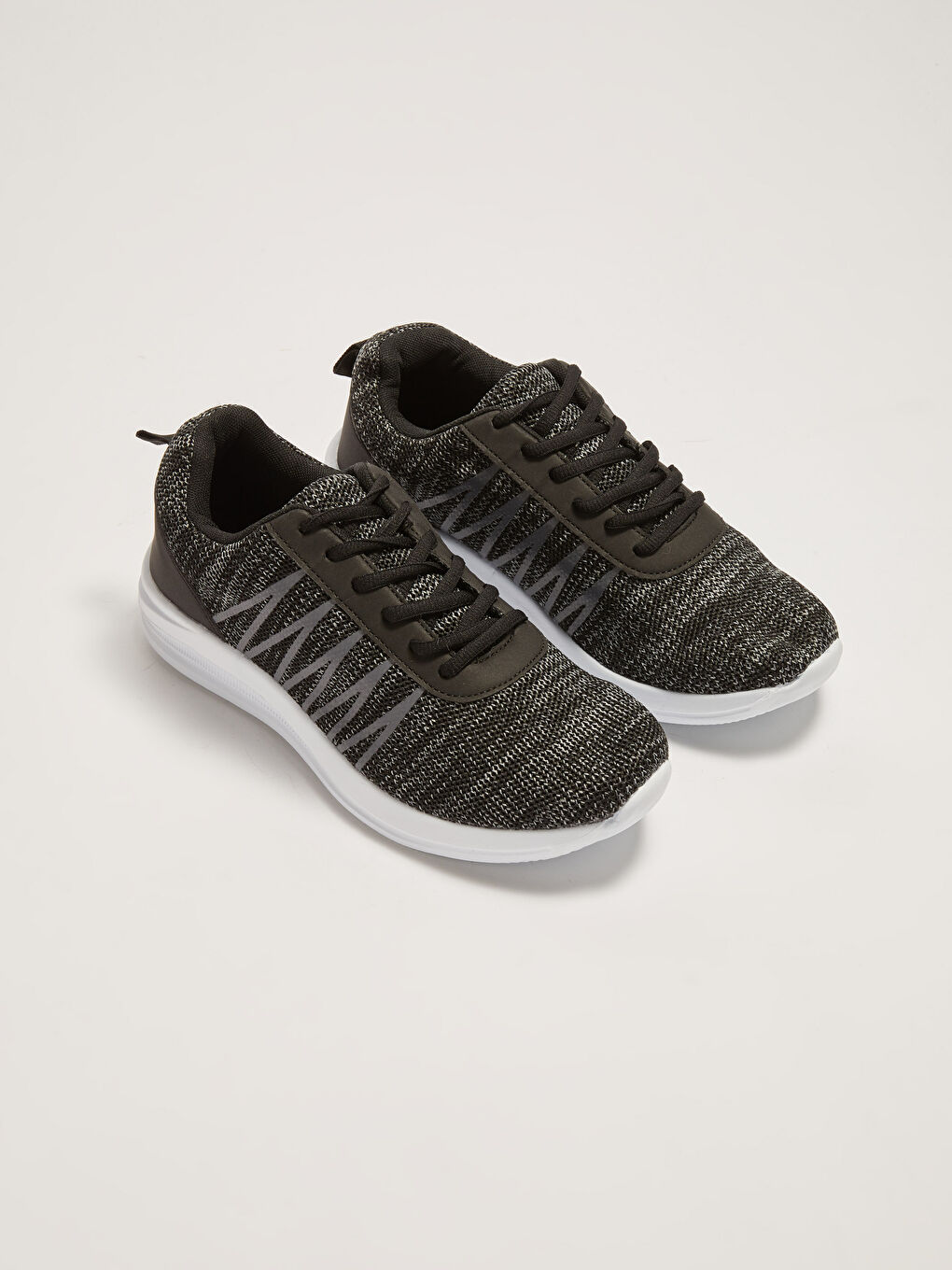 Mesh Detailed Lace-Up Men's Active Sports Shoes