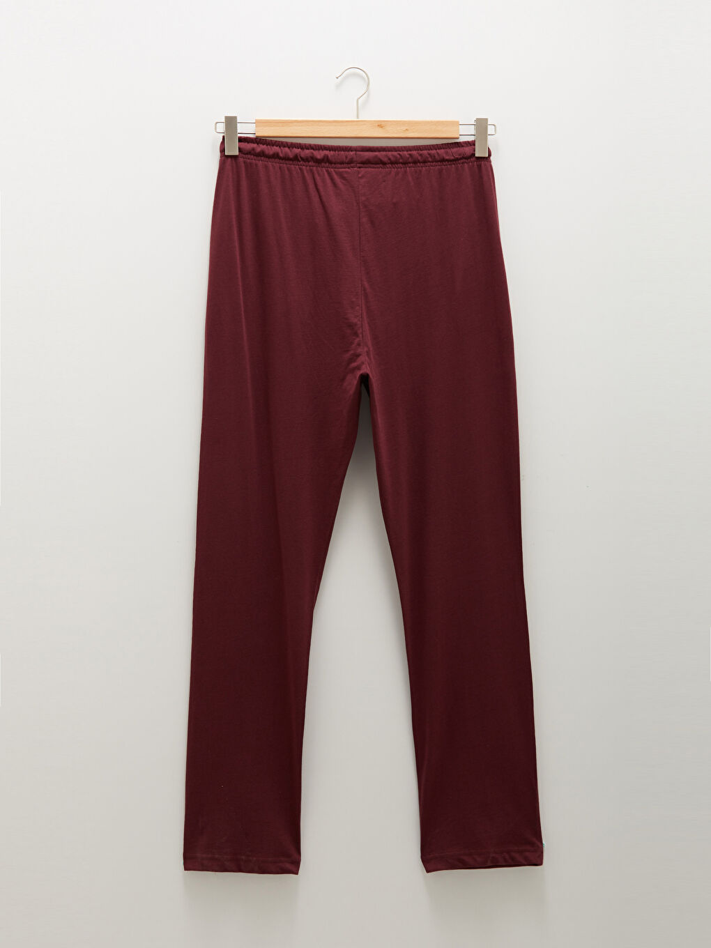 Bordo Standart Kalıp Erkek Pijama Alt-6