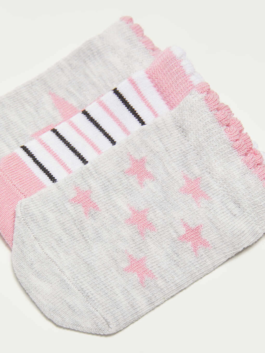 Printed Baby Girls' Ankle Socks 3-Pack-2