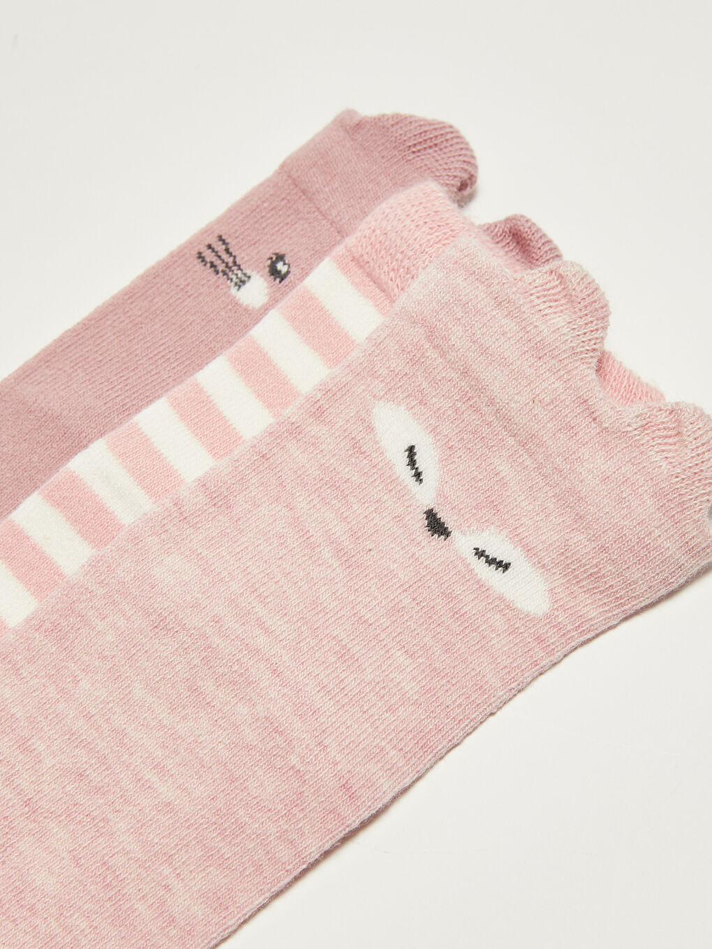 Štampane čarape do gležnja za bebe devojčice, pakovanje od 3 komada-2