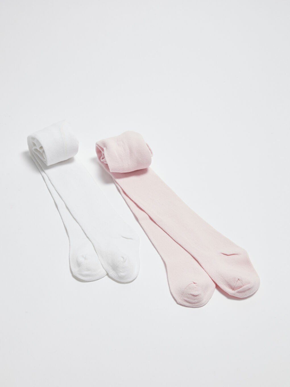LCW baby Basic Baby Girls' Tights 2 Pack -W14593Z1-JPW