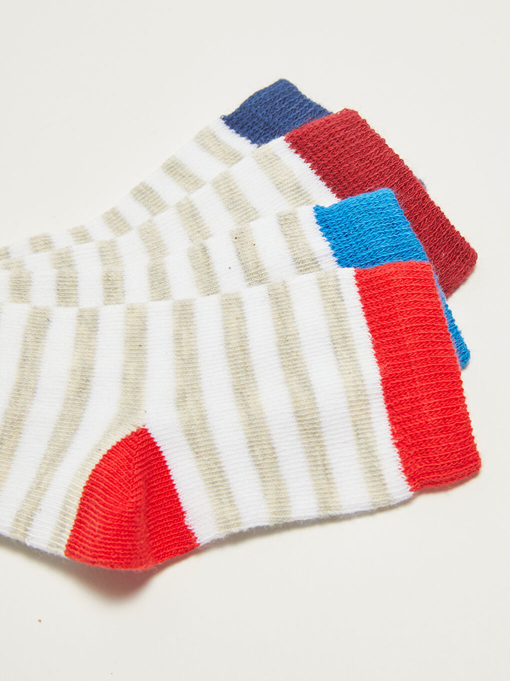 Striped Baby Boy Socks 4 Pieces-2