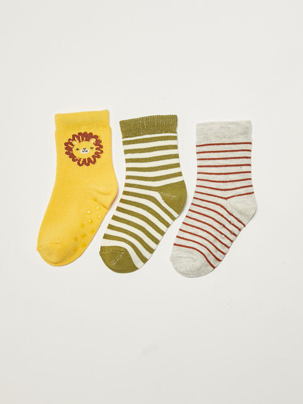 Striped Baby Boys' Ankle Socks 3-pack-1