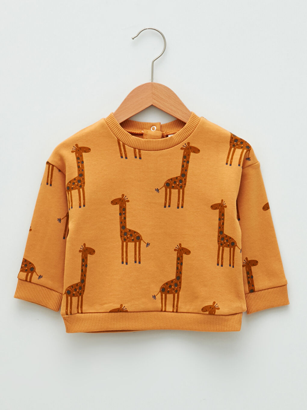 Crew Neck Long Sleeve Printed Cotton Baby Boy Sweatshirt and Jogger Pants 2-pack-1