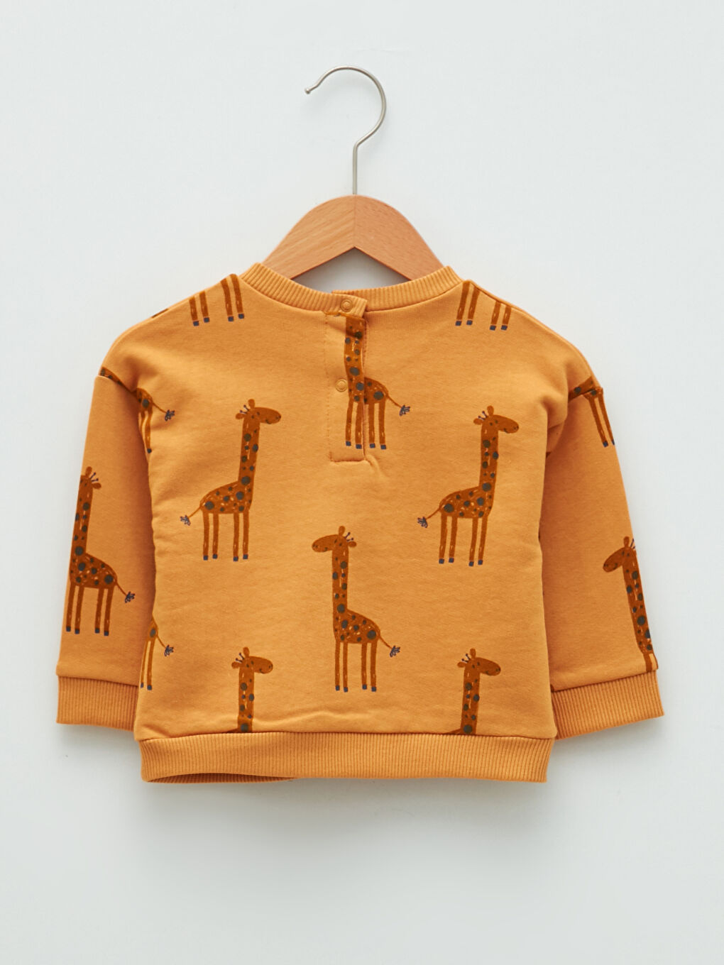 Crew Neck Long Sleeve Printed Cotton Baby Boy Sweatshirt and Jogger Pants 2-pack-3