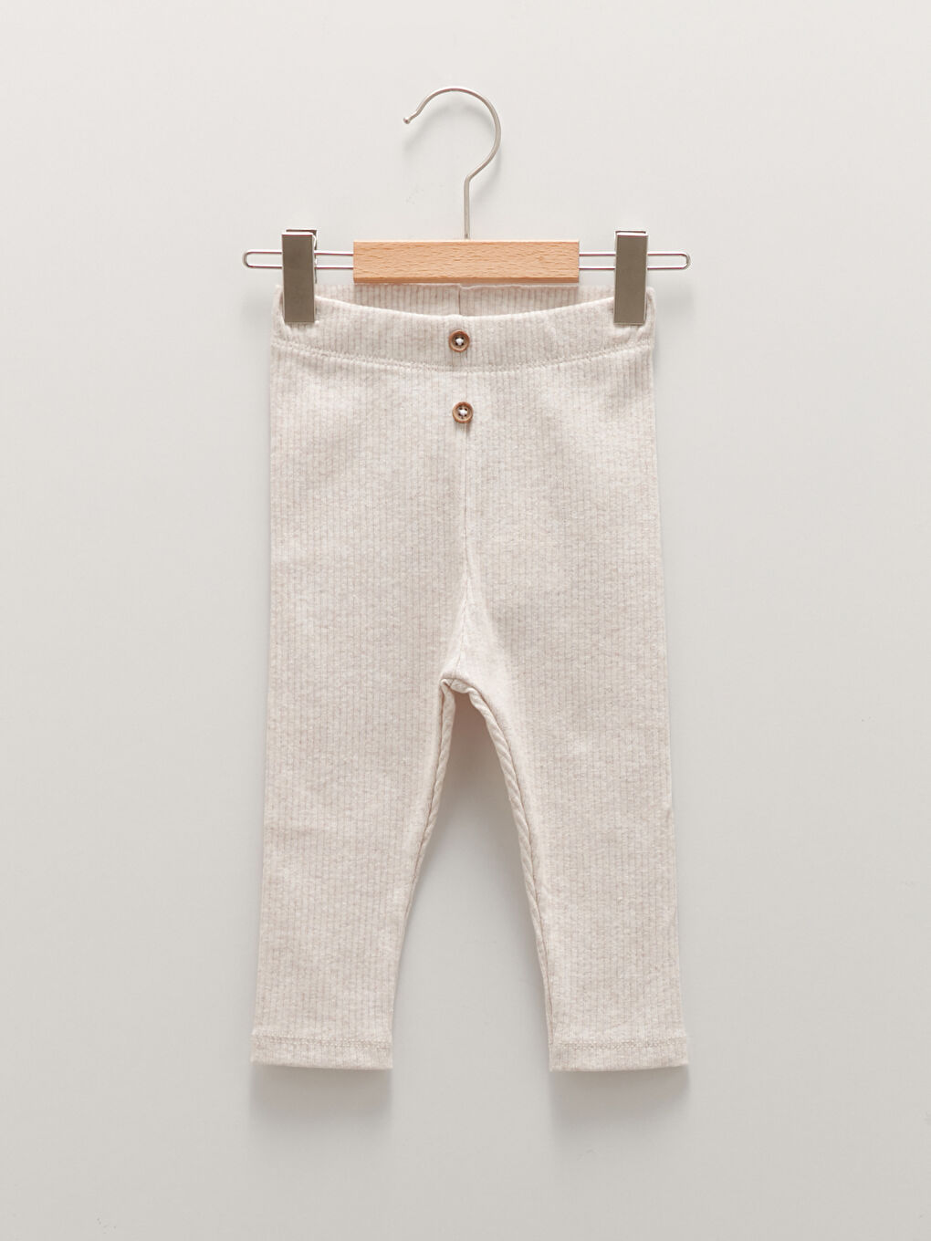Basic Cotton Baby Boy Trousers With Elastic Waist