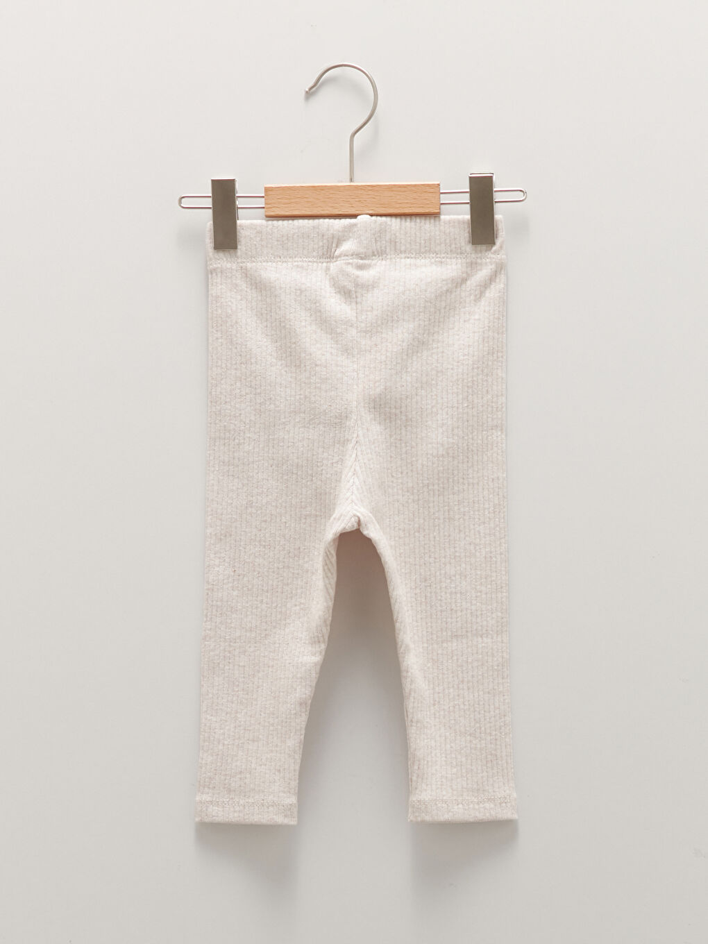 Basic Cotton Baby Boy Trousers With Elastic Waist-1