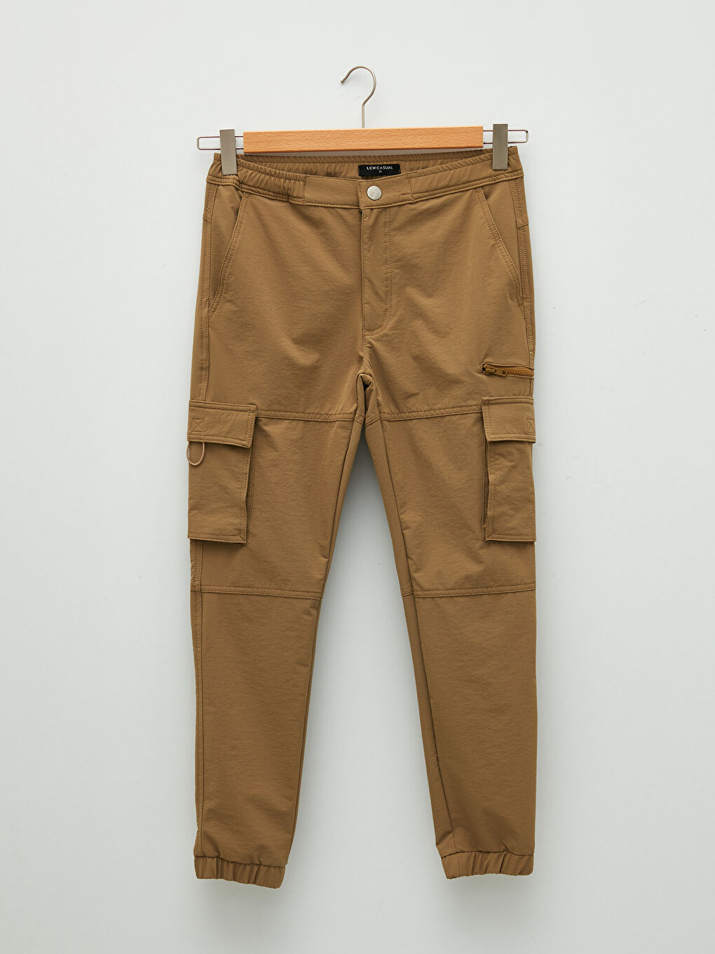 Slim Fit Twill Men's Cargo Trousers-6