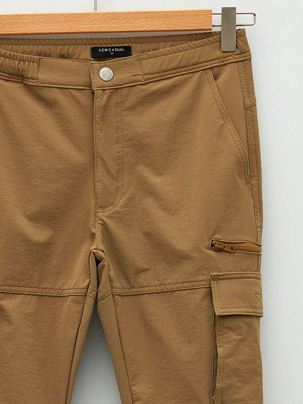 Slim Fit Twill Men's Cargo Trousers-8