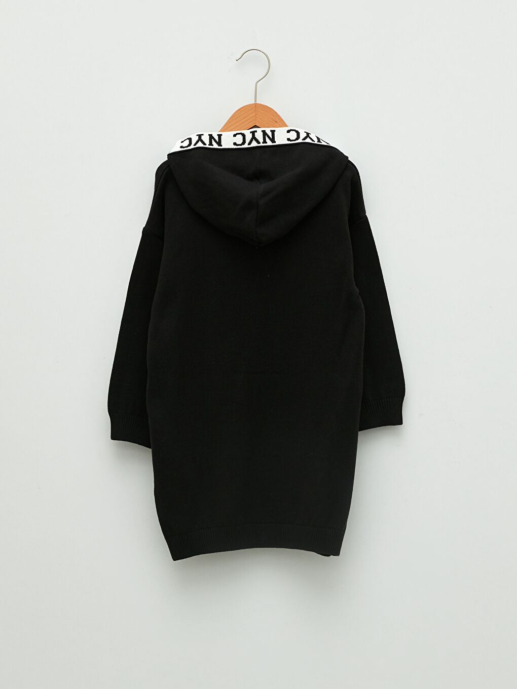 Hooded Long Sleeve Girl Dress-1