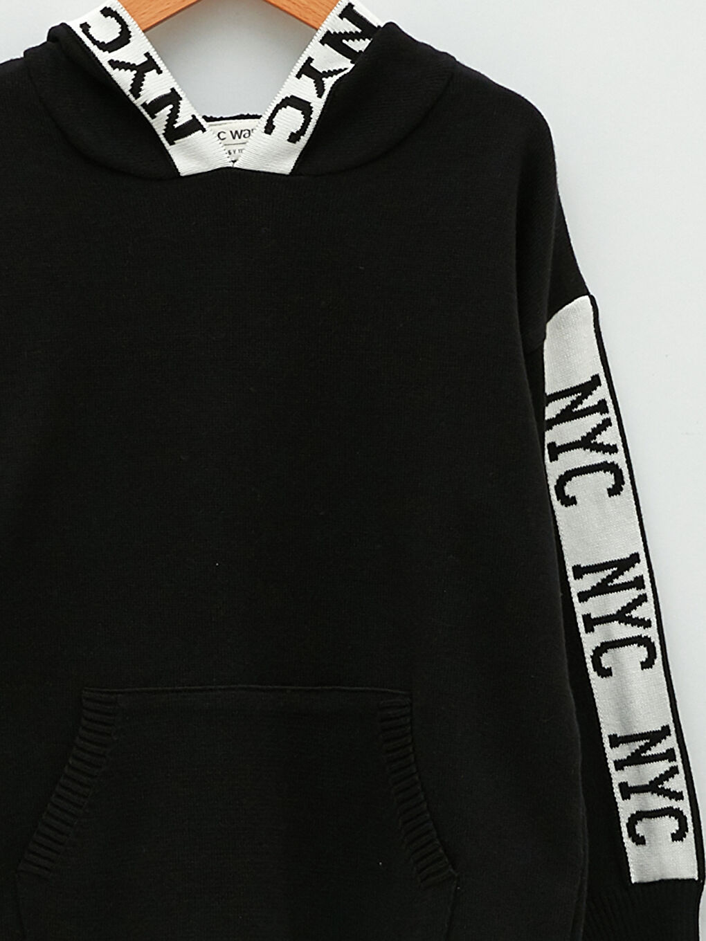 Hooded Long Sleeve Girl Dress-2