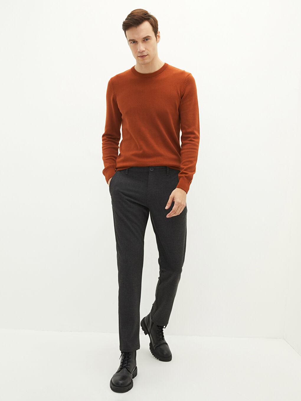 Antrasit Slim Fit Erkek Pantolon