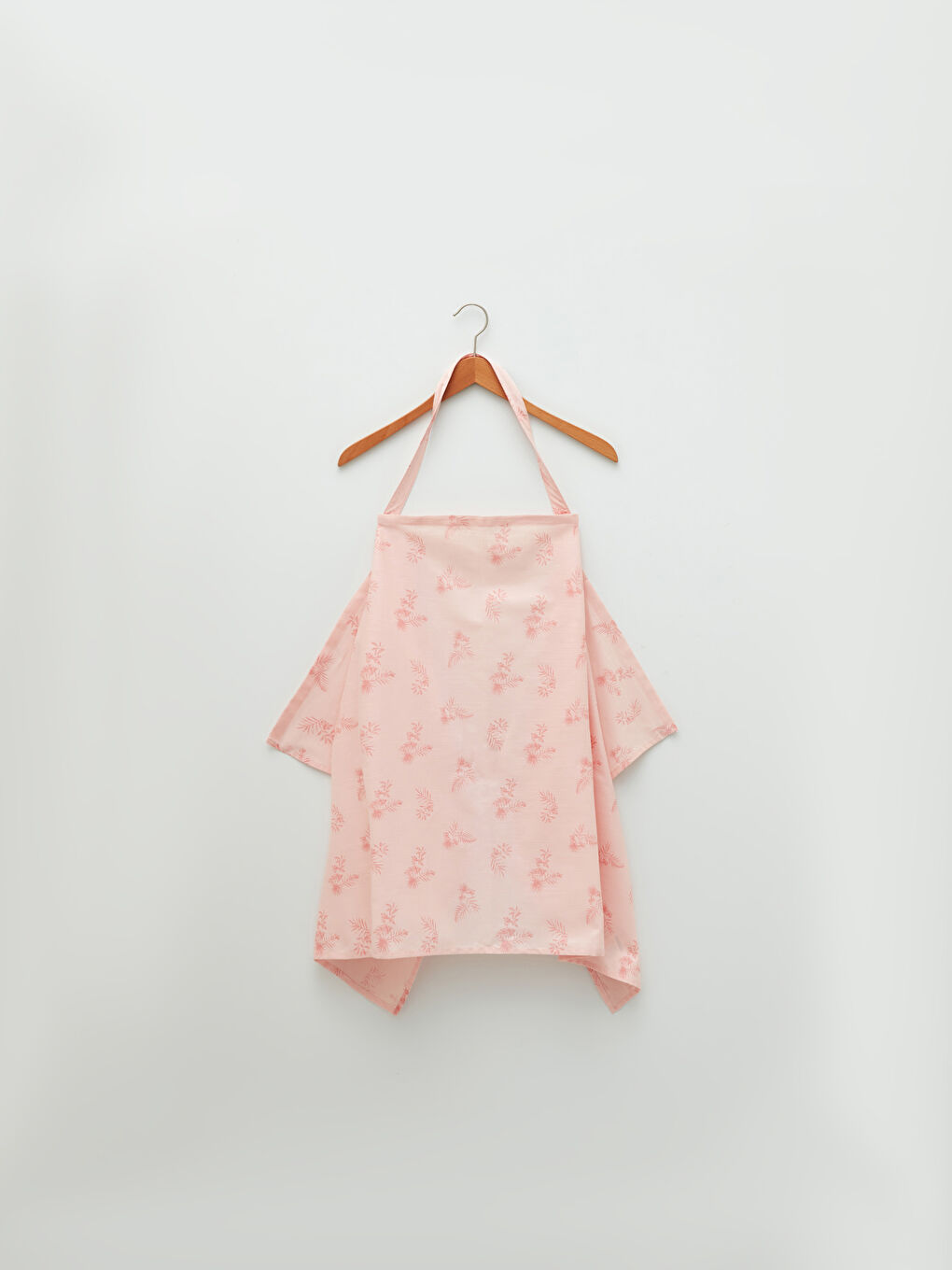 Desenli Pamuklu Kız Bebek Emzirme Önlüğü-2