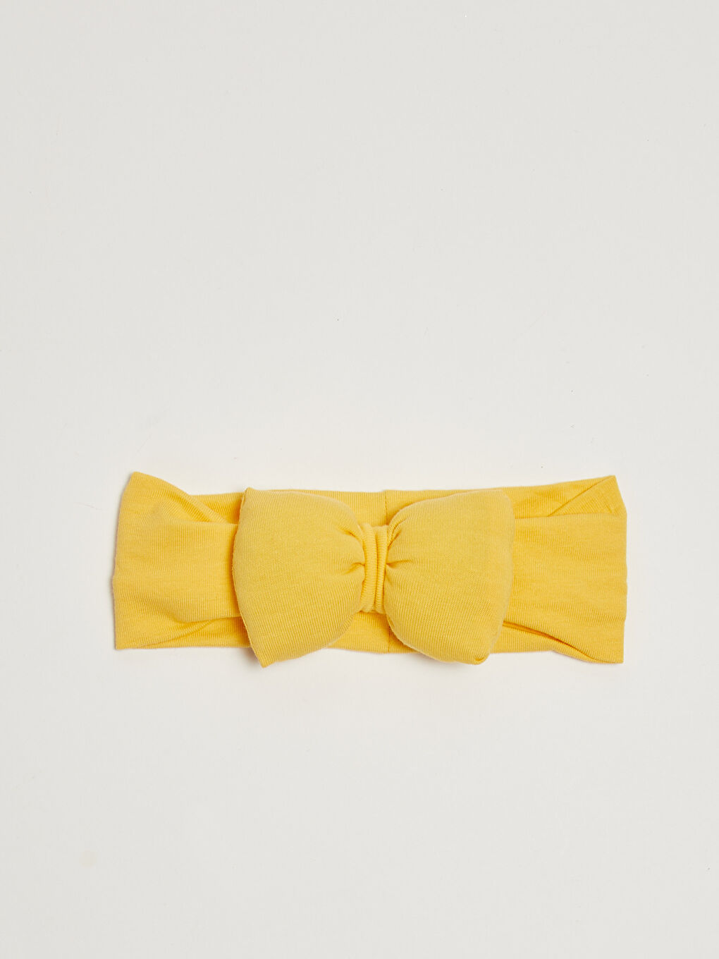 رباط شعر للبنات الرضع بتفاصيل فيونكة قطن-1