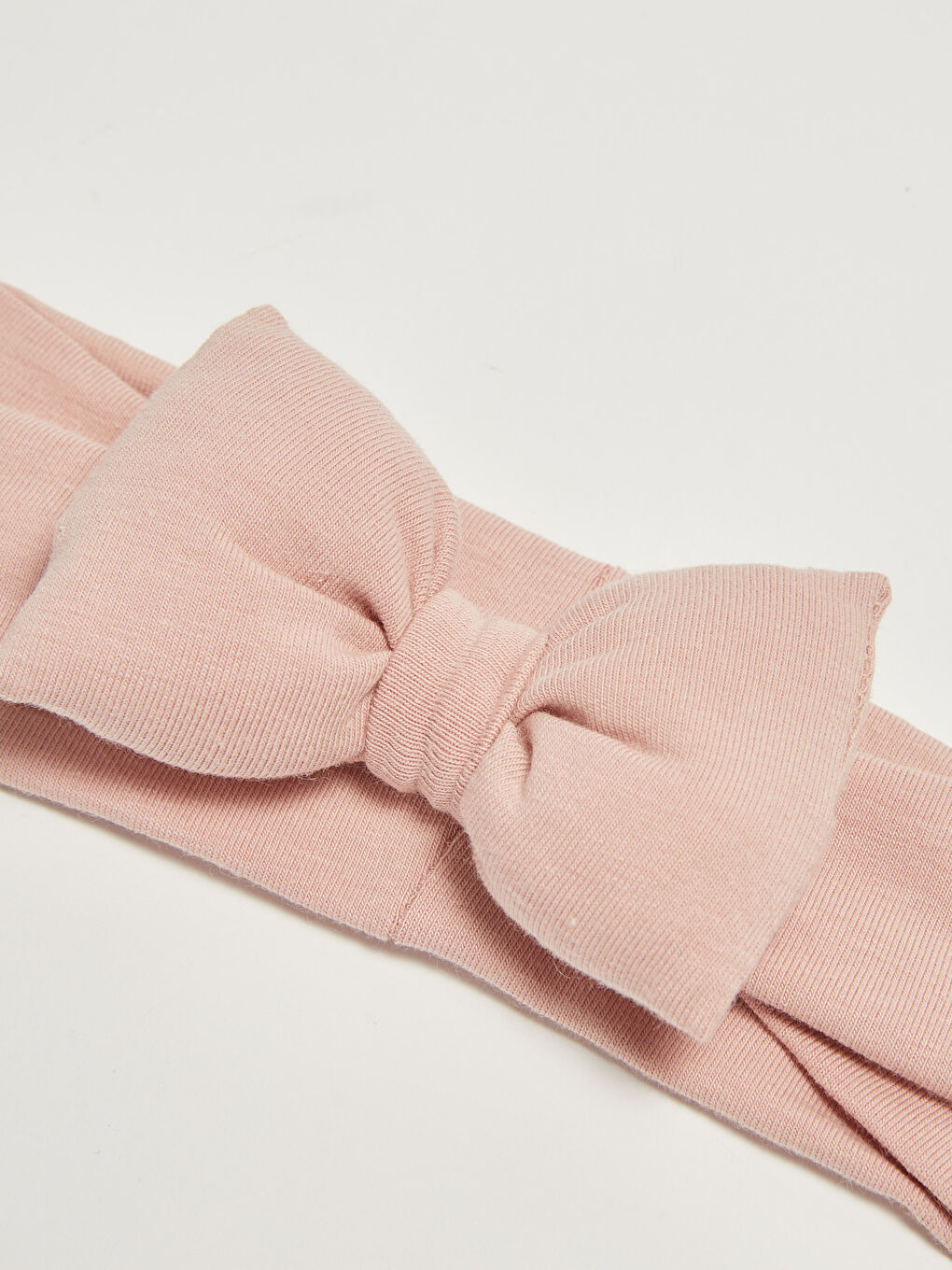LCW baby Bow Detailed Cotton Baby Girl Headband -W14876Z1-PDY