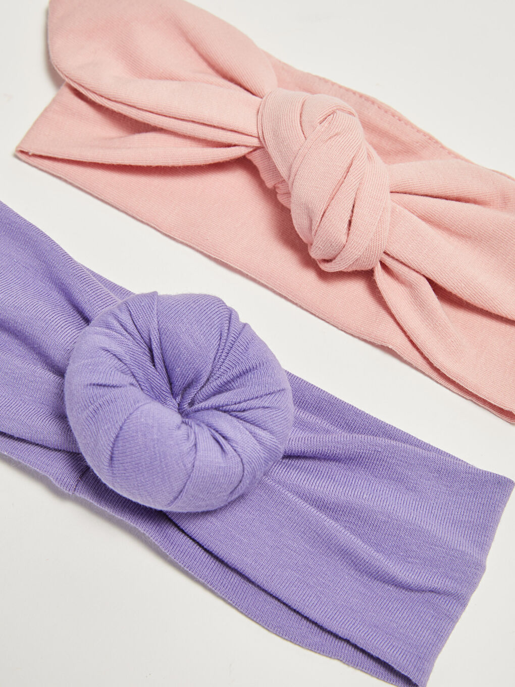 Mor Basic Kız Bebek Saç Bandı 2'li-4