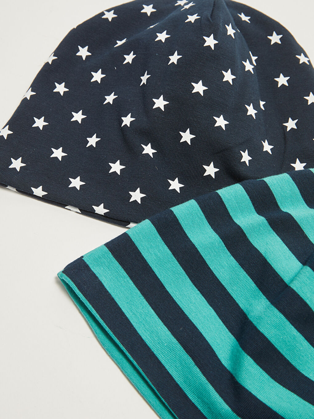 مجموعتين قبعة لحديثي الولادة للأولاد الرضع-1