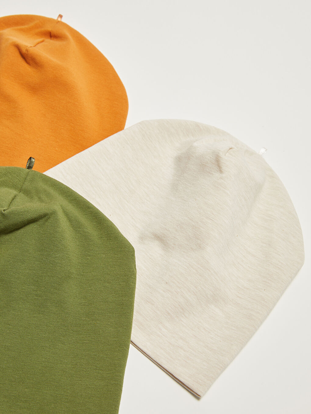 قبعة صغيرة أساسية للجنسين للأولاد الرضع - ٣ قطع-2