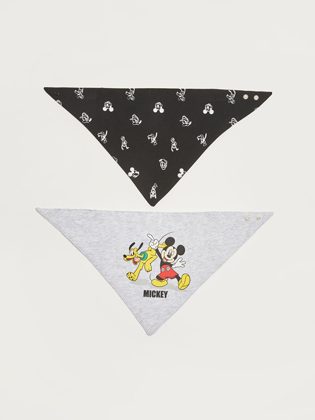Mickey Mouse Printed Baby Boys' Bib 2 Pack