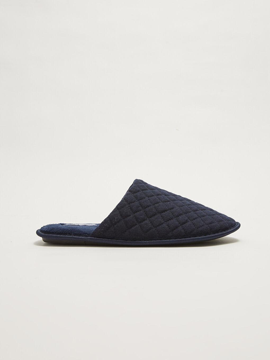 Knitted Lined Closed Front Men's House Slippers-1