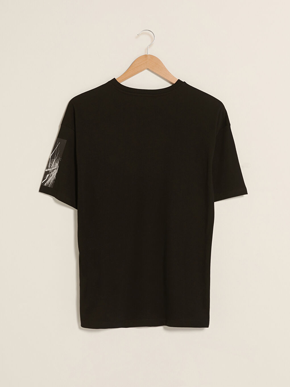 T-shirt pour hommes en coton peigné imprimé à manches courtes et col rond-7