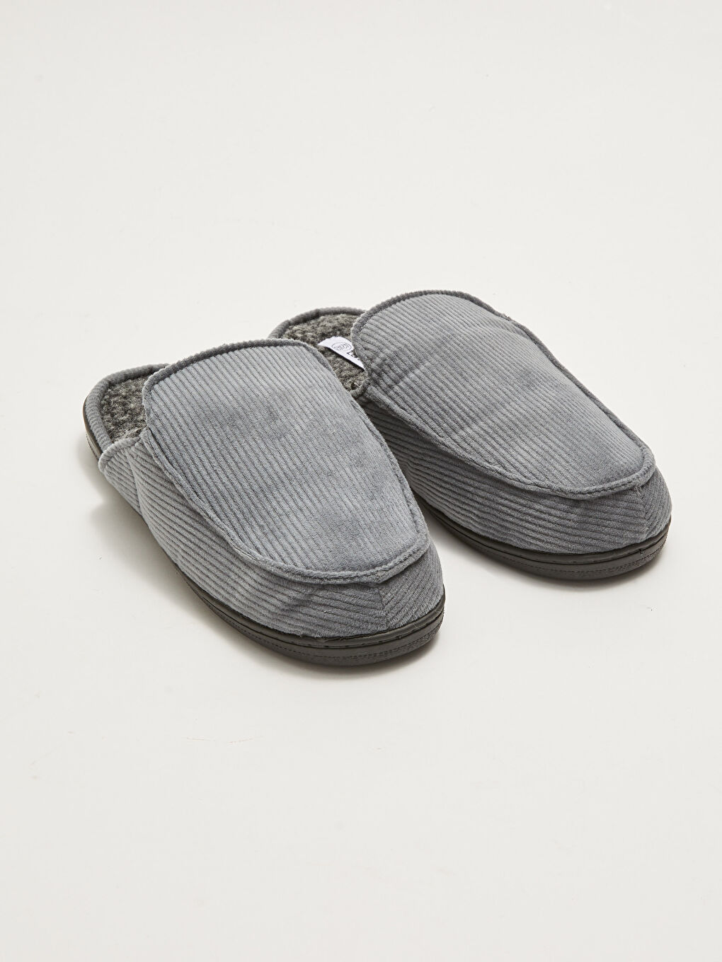 LCW STEPS Knitted Lined Closed Front Men's House Slippers -W14939Z8-QTV
