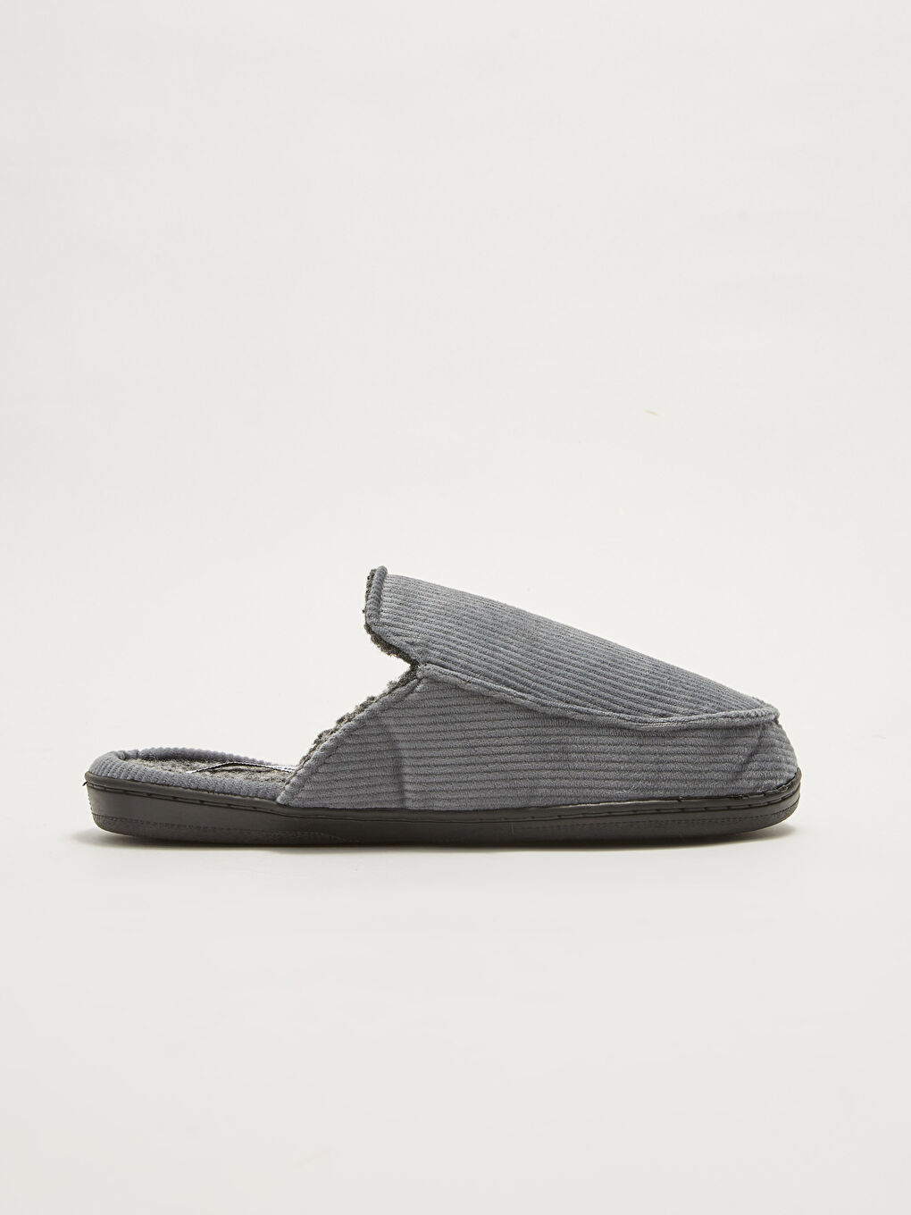 LCW STEPS Knitted Lined Closed Front Men's House Slippers -W14939Z8-QTV