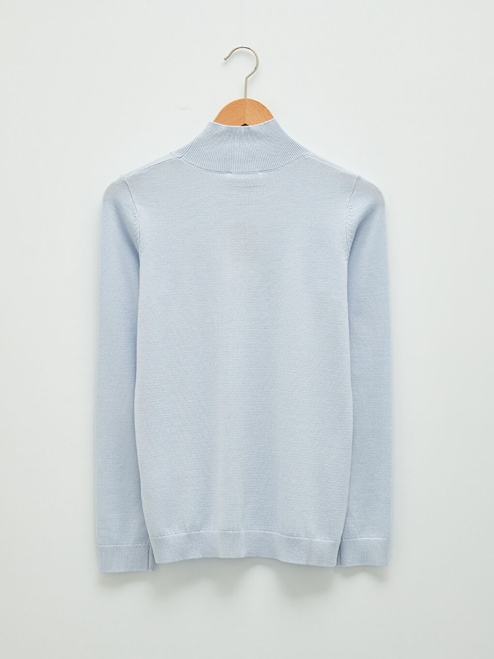 Свитер из трикотажа с полуводолазкой для женщин-6