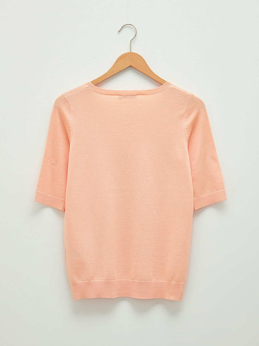 LCWAIKIKI Basic Crew Neck Plain Short Sleeve Women's Knitwear Sweater -W14949Z8-G0E