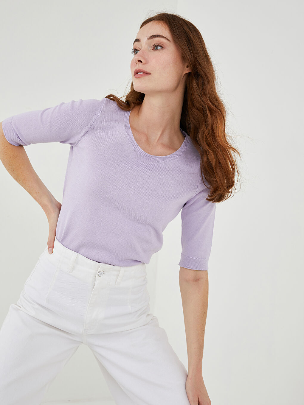 әйелдерге арналған трикотаж жемпір-3