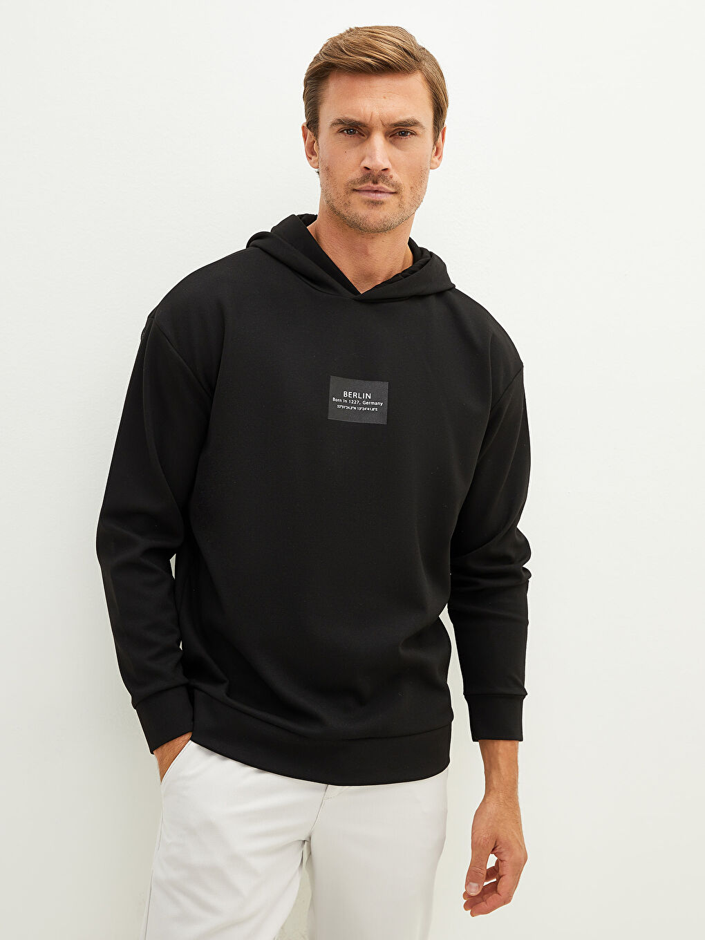 Long Sleeve Printed Men's Hoodie-2