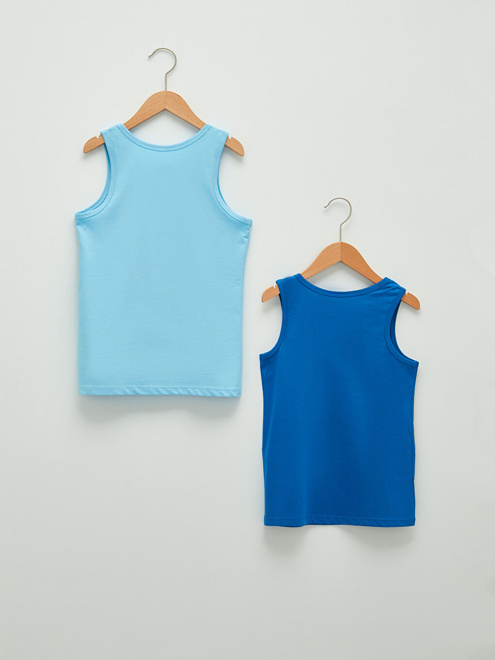 Майка из хлопка с круглым вырезом для мальчиков, 2 упаковки-1