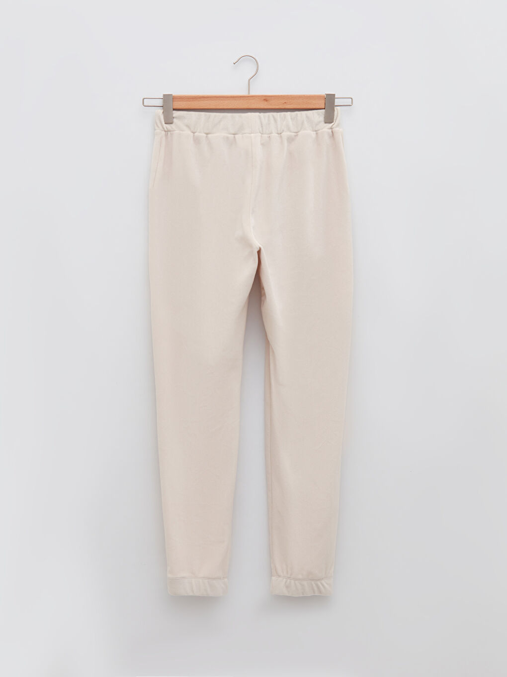 Beli Lastikli Düz Cep Detaylı Kadın Pijama Alt-6