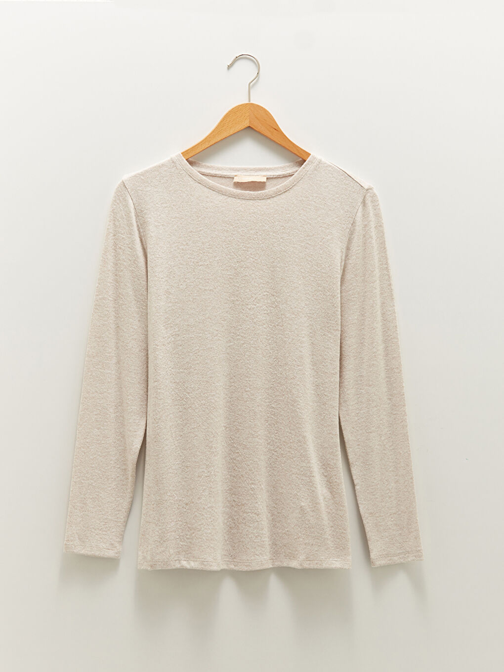 LCWAIKIKI Basic Crew Neck Plain Long Sleeve Women's T-Shirt -W14995Z8-DCY