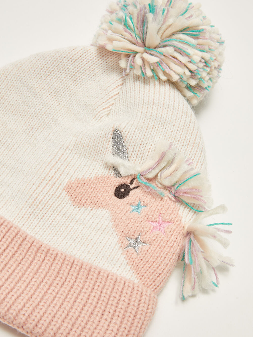 طقم بناتي تريكو سكارف و طاقية-1