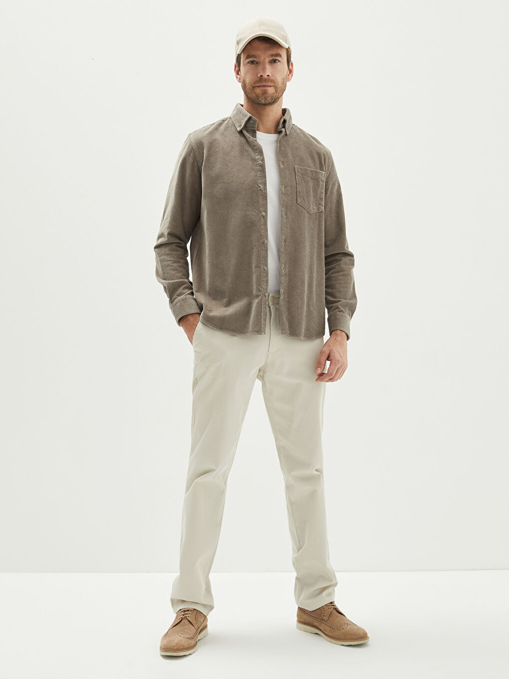 Standard Fit Velvet Men's Shirt-2
