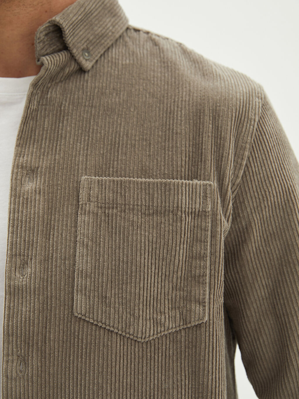 Standard Fit Velvet Men's Shirt-3