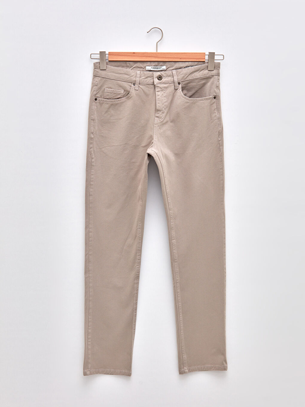Брюки Мужские Slim Fit Из Твила-5
