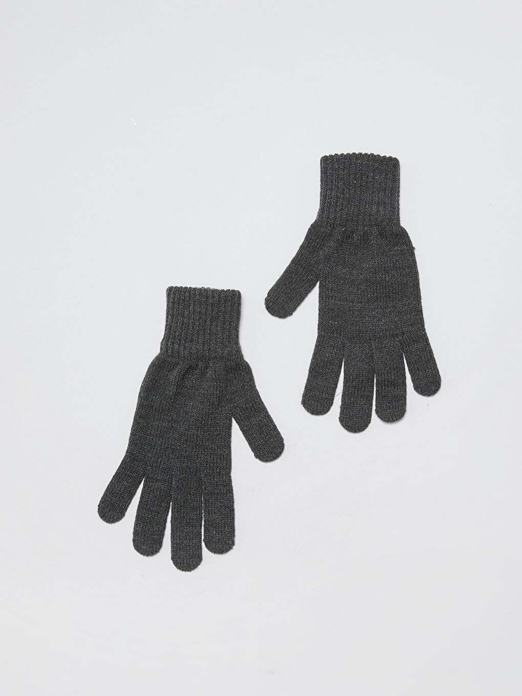 Siyah Erkek Triko Eldiven 2'li-2