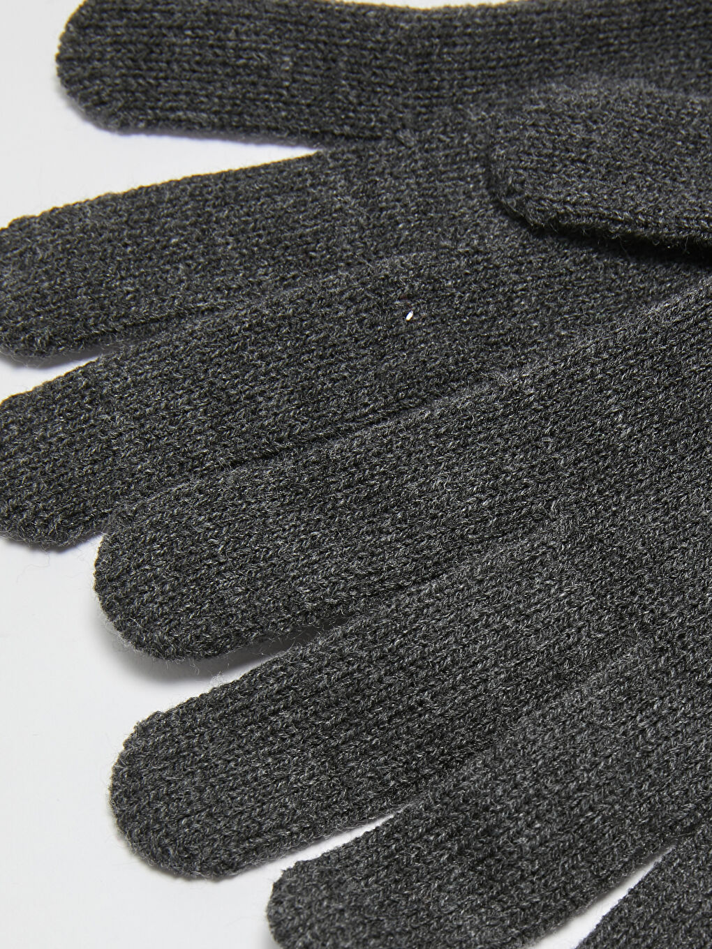 Siyah Erkek Triko Eldiven 2'li-3
