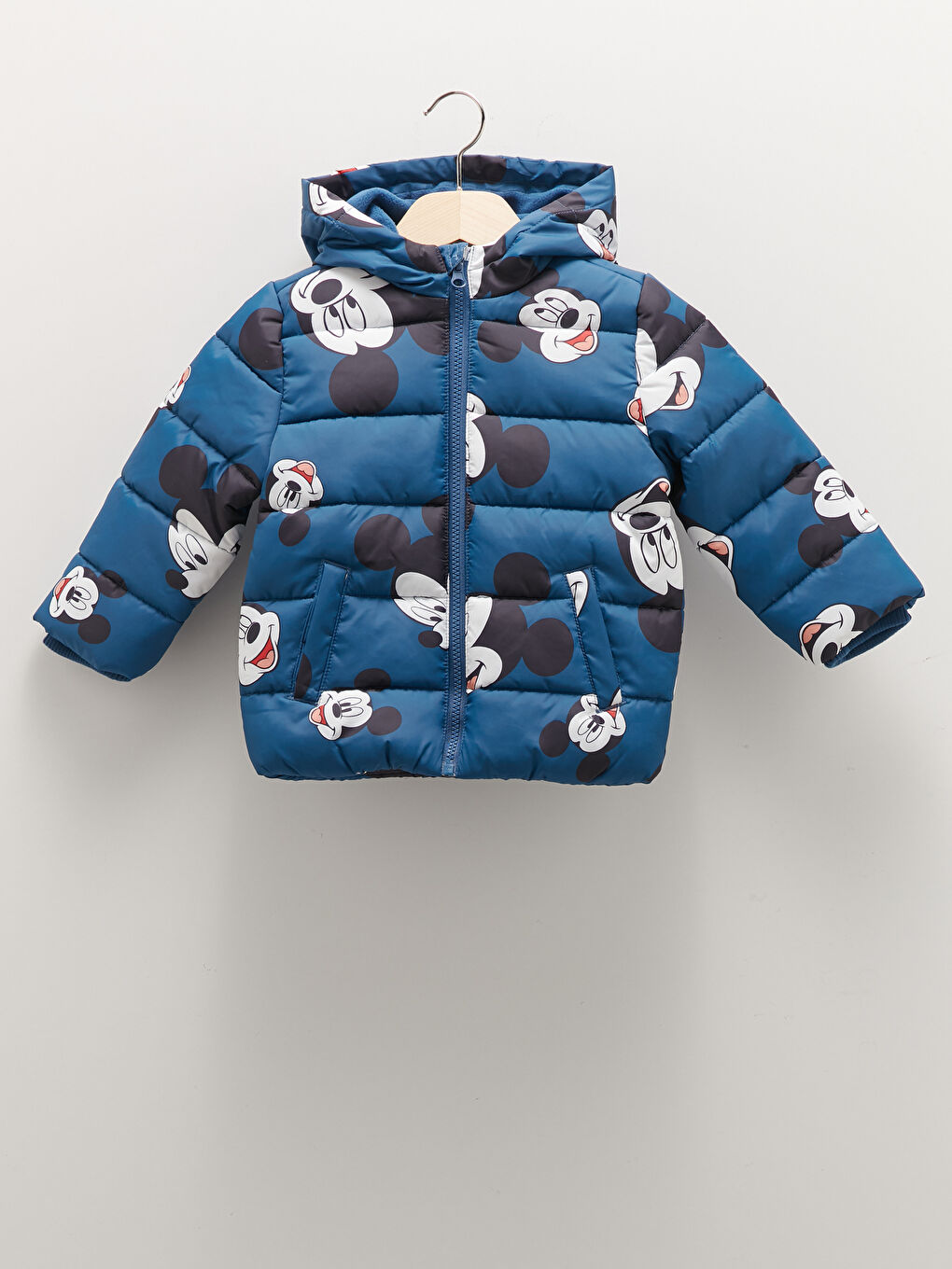 LCW baby Hooded Long Sleeve Mickey Mouse Printed Baby Boy Coat -W15129Z1-LQQ