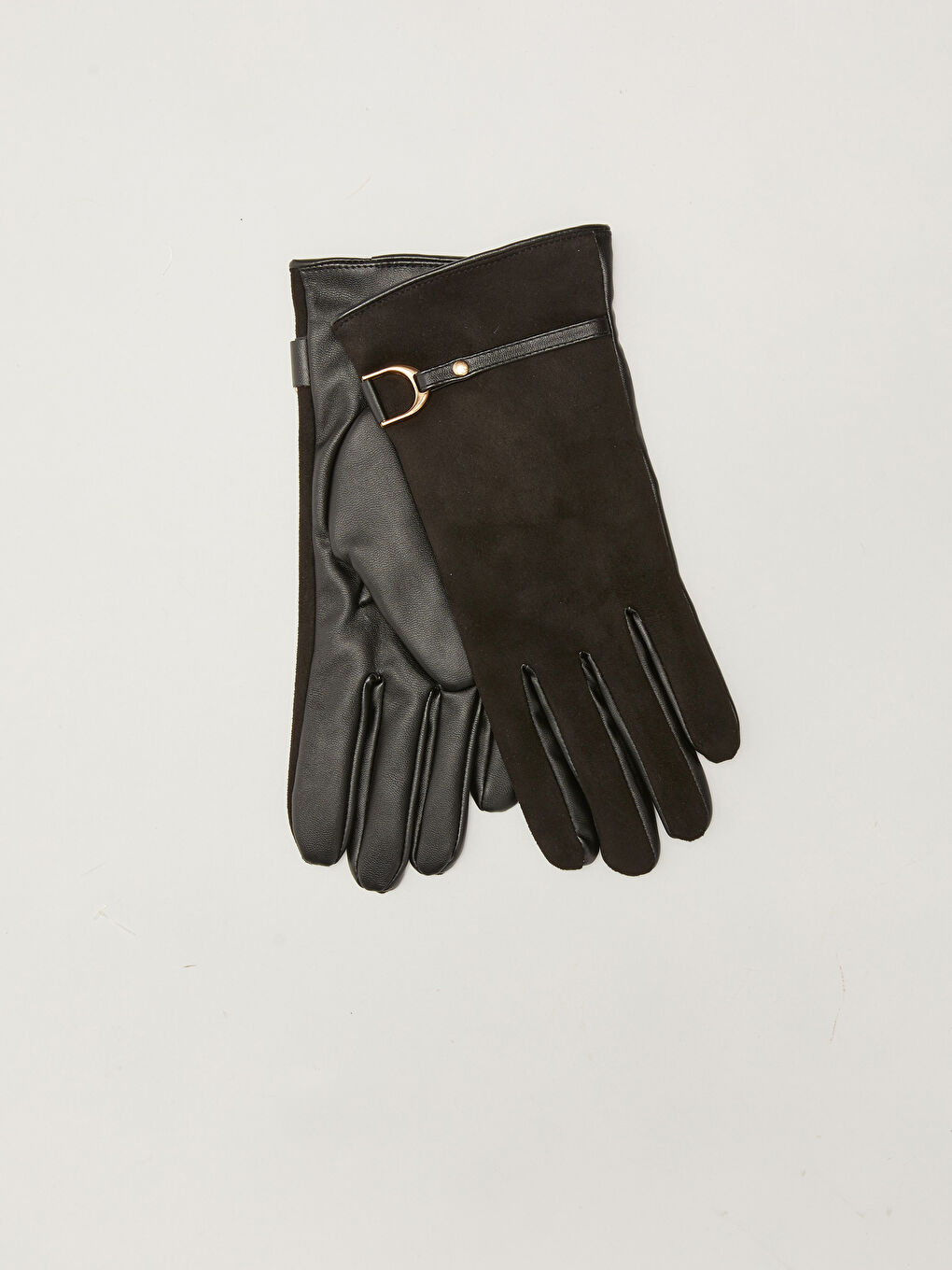 LCW ACCESSORIES Suede Look Women's Gloves -W15137Z8-HEG