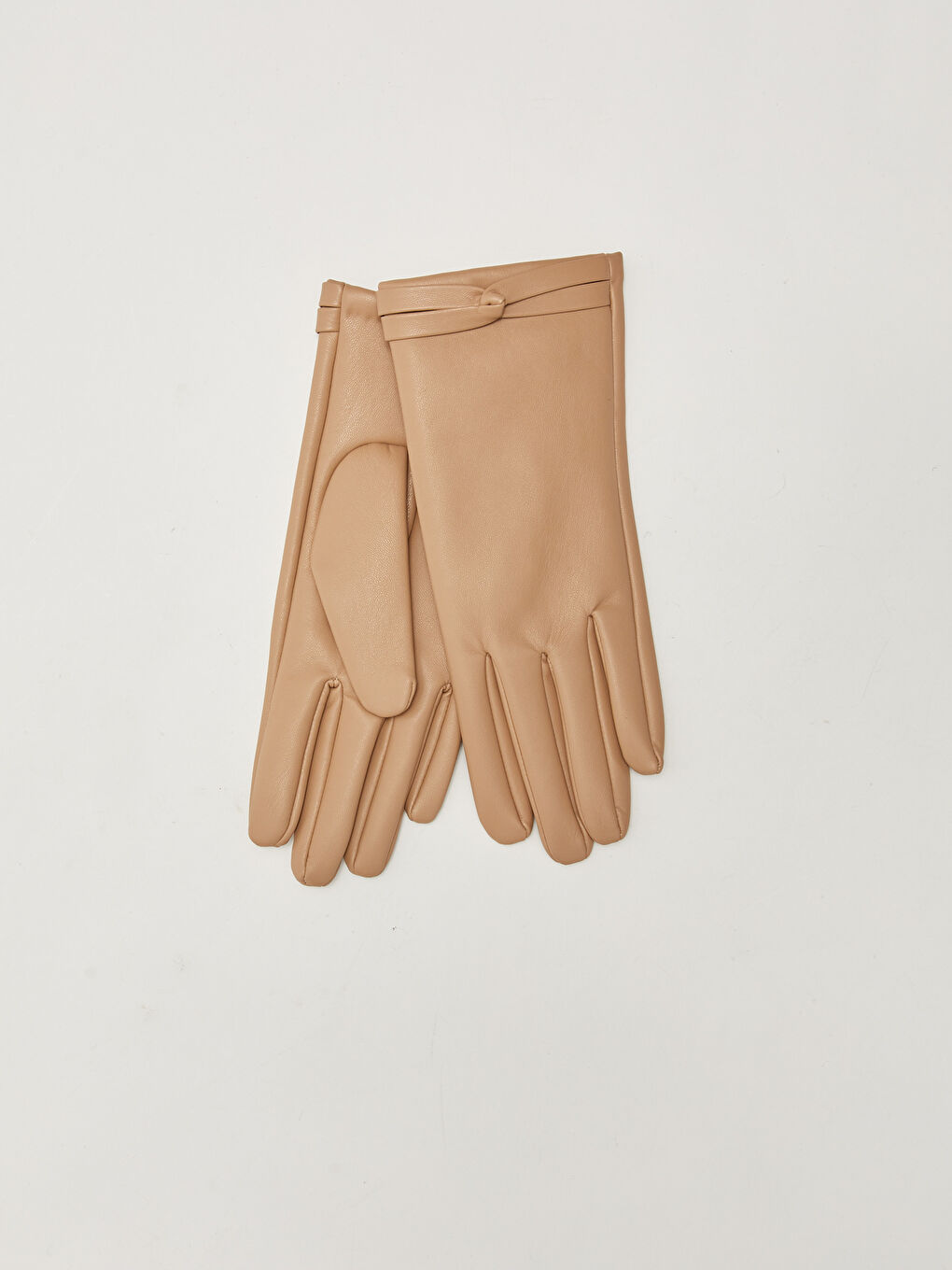 قفازات جلد صناعي للسيدات-1